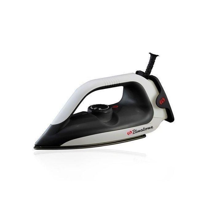 1300W - Fast Durable Dry Iron - White/Black