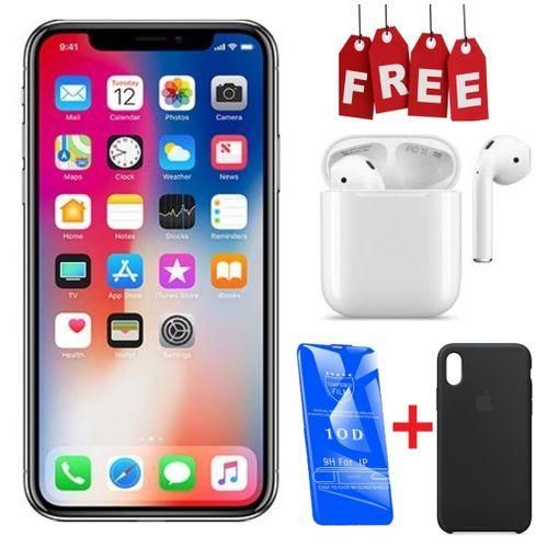 Apple iPhone XS Max - 256GB HDD - 4GB RAM - Gold + Free AirPods + Protector