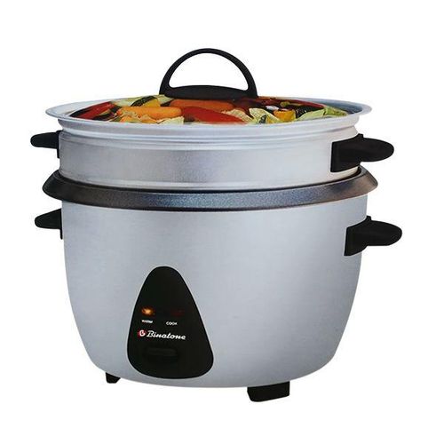 Binatone Rice Cooker - 1.8 Litres - Silver