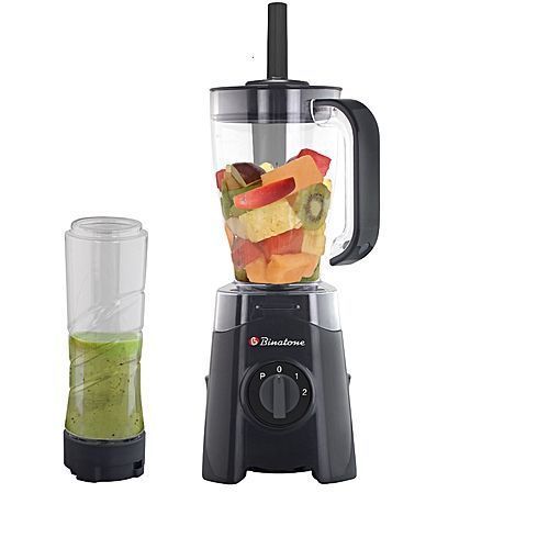 Binatone Fast Electric Blender - 1.25L+ Smoothie Maker - 0.5L - Black