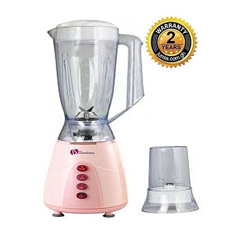 Binatone BLG-450 High Quality Unbreakable Plastic Blender/Grinder - 1.5 Litre - Pink
