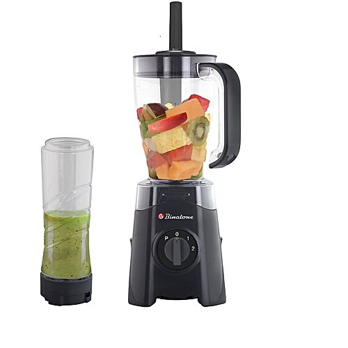 Binatone Blender - 1.25L+ Smoothie Maker - 0.5L - Black