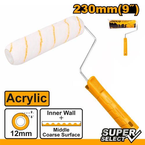 Commercial-Grade HRHT282302 Cylinder Brush (Inner Wall) - White