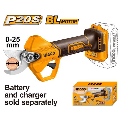 High-Performance CSSLI20258 Lithium-Ion gauge straight shear 20V - Black & Yellow