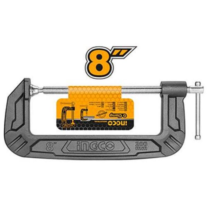 Precision Reliable HGC0108 G Clamp 8" - Yellow