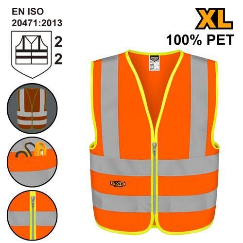 High-Performance RV82XL Reflection Vest - Orange