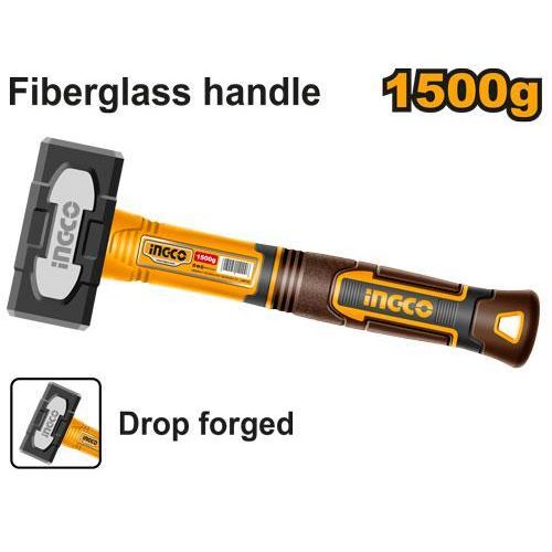 Heavy-Duty Advanced HSTH81500 Stoning Hammer - Black & Yellow
