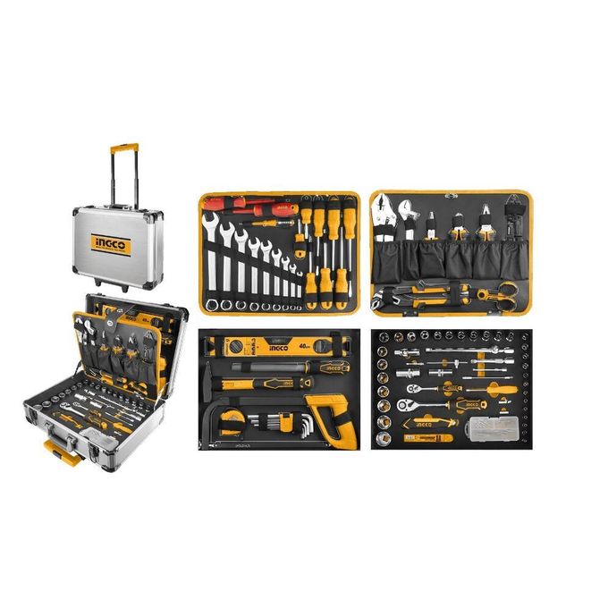 Essential HKTHP21471 147 Pieces Hand Tools Set - Silver
