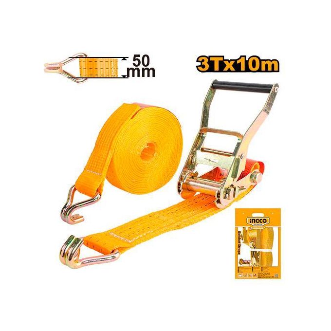 Essential HRSP3101 Ratchet Straps - Yellow
