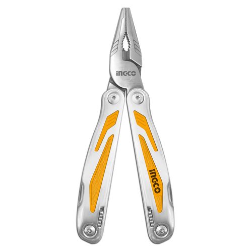 Precision HFMFT0115 Foldable Multi-function Tool - Yellow/Silver