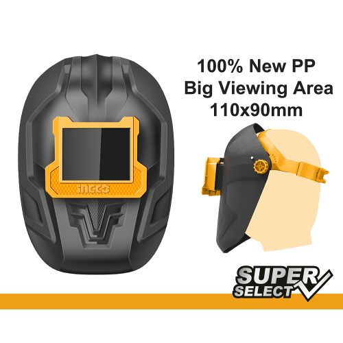 Professional WM128 Welding Mask - Black/Yellow