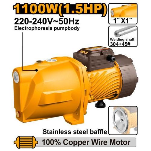 Essential High-Performance JP110068 Water Pump - Brown & Yellow