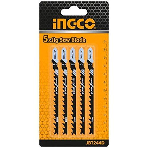 Reliable Heavy-Duty JBT244D 5 Piece Jig Saw Blade For Wood - Yellow