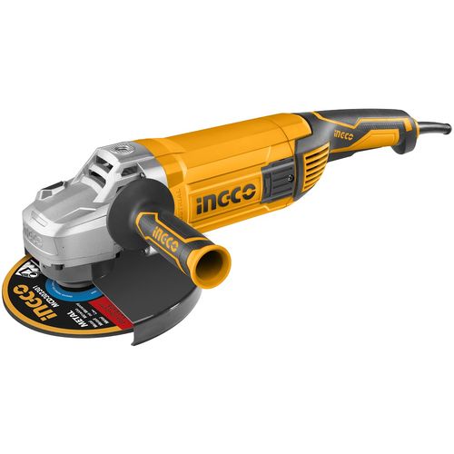 Heavy-Duty Advanced AG24008 Angle Grinder - 2400W - Yellow/Black
