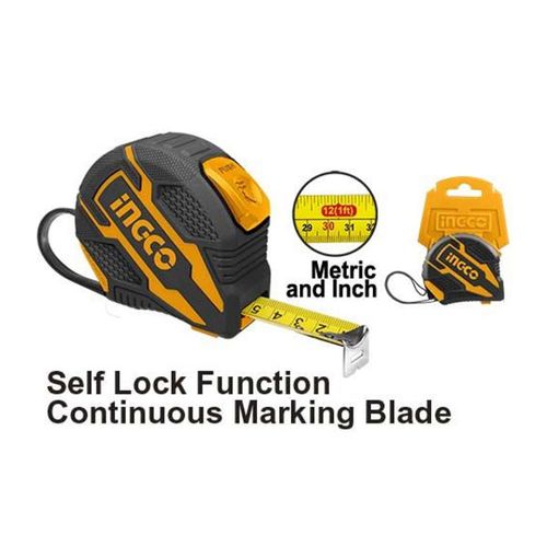 Superior Durable HSMT08519 Steel Measuring Tape - Yellow