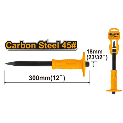 Industrial HCC0841218 Concrete Chisel - 4mm - Yellow