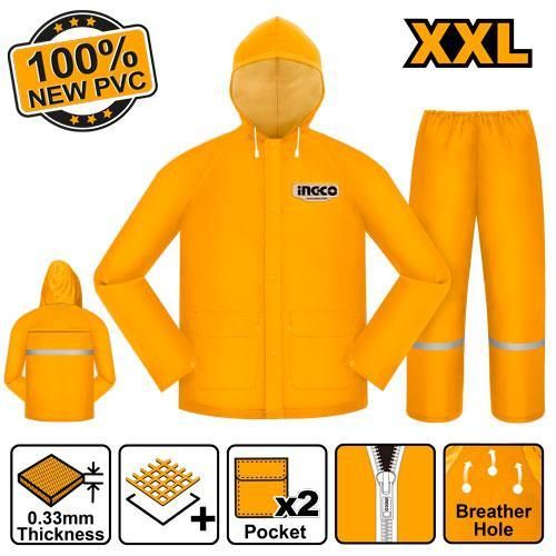 Industrial HRCTSKT031.XXL Rain Suit - Yellow