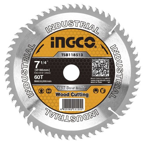 Superior Elite TSB118513 TCT Saw Blade -185mm - Silver
