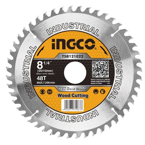Industrial Premium TSB121022 TCT Saw Blade -210mm - Silver
