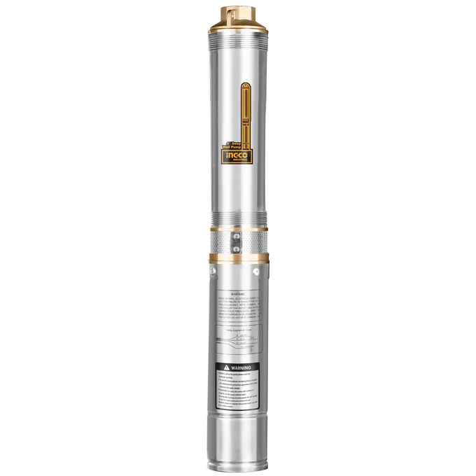 Industrial High-Performance DWP5501 Deep Well Pump - Silver
