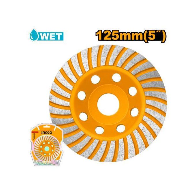 Robust CGW011251 Diamond Cup Wheels 5" - Yellow