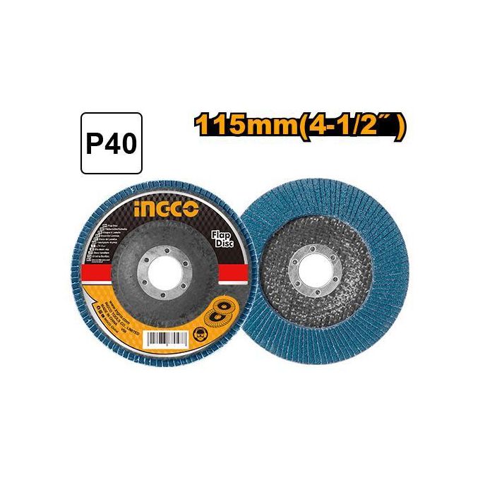 Precision Industrial FDZ1151 Zirconium Flap Disc P40 - Blue