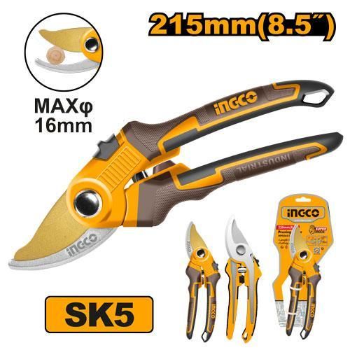 Commercial-Grade Reliable HPS0601 Pruning Shear - Black & Yellow