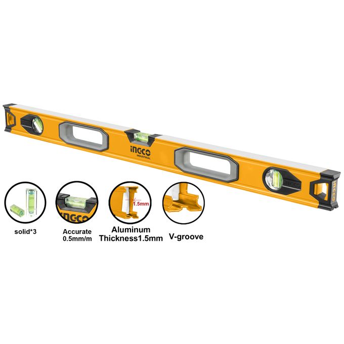 Robust Superior HSL08150 Spirit Level - Yellow