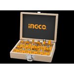 Quality Heavy-Duty AKRT1221 12pcs Router Bits Set(12mm) - Yellow
