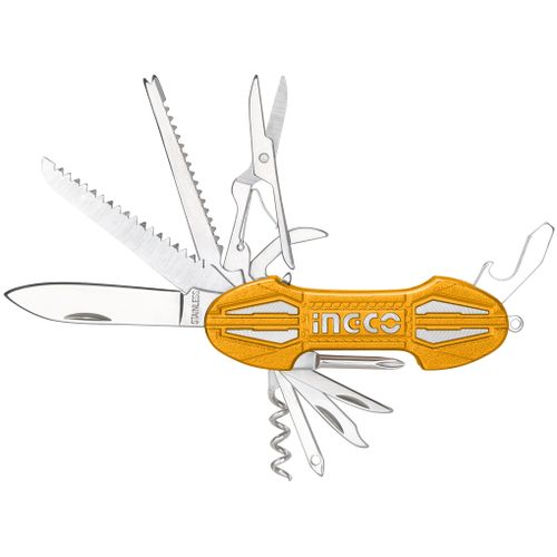 Superior HMFK8158 Multi-function Knife - Yellow/Silver