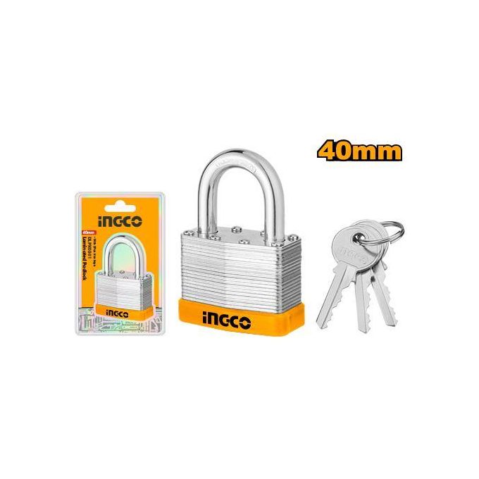 Durable DLPK0401 Laminated Padlock 40mm - Silver