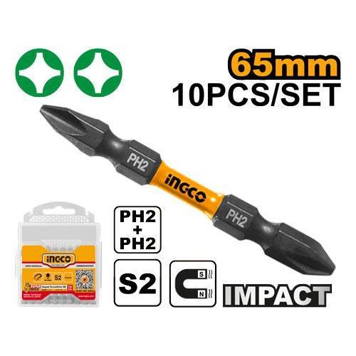Professional Advanced SDBIM21PH233 Impact Screwdriver Bits 65mm - Black