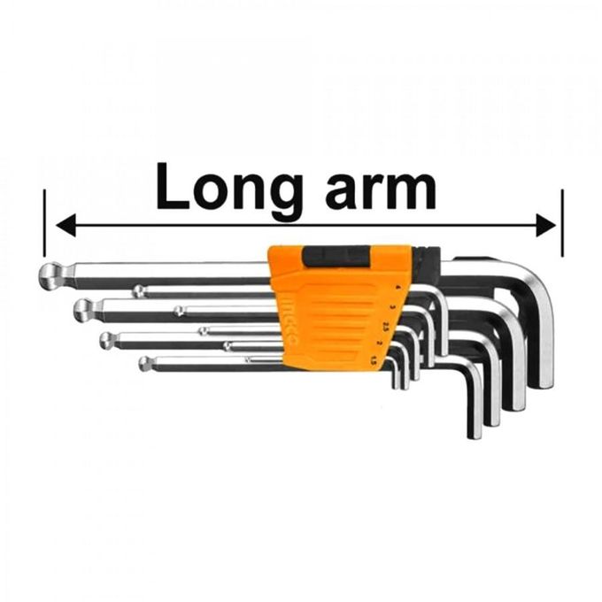 Robust HHK12091 Ball Point Hex Key - Silver