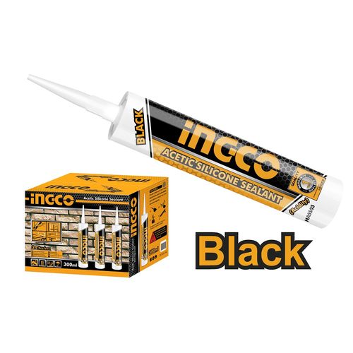 Reliable Robust HASS03 Acetic Silicone Sealant - 300ml - Black