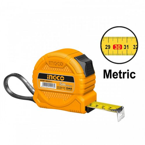 High-Performance HSMT39525 Steel Measuring Tape - Yellow