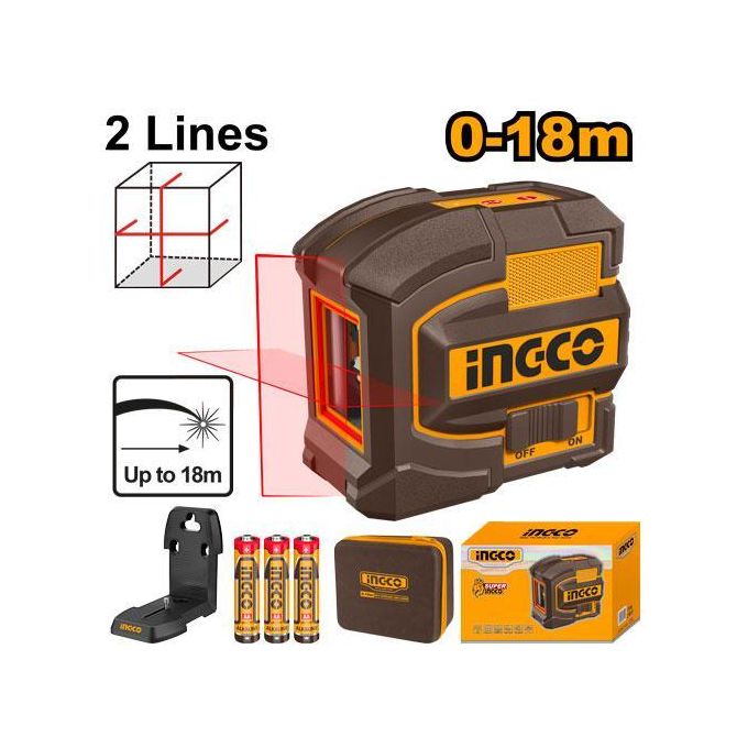 Superior Heavy-Duty HLL156503 Self-leveling Line Laser - Brown & Yellow