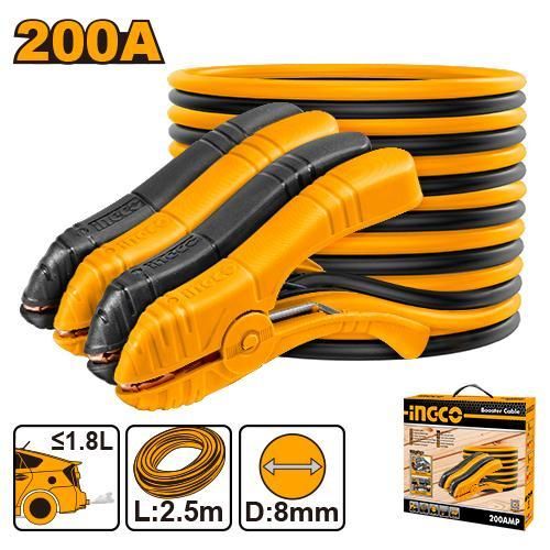 Robust Heavy-Duty HBTCP2001 Booster Cable - Black & Yellow