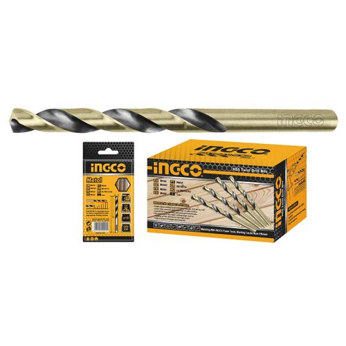 Heavy-Duty DBT1101303 HSS Drill Bit - 13mm - Gold