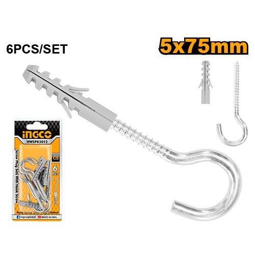 Professional HWSPK5012 Screw Plug Sets With Hook Screw - Grey