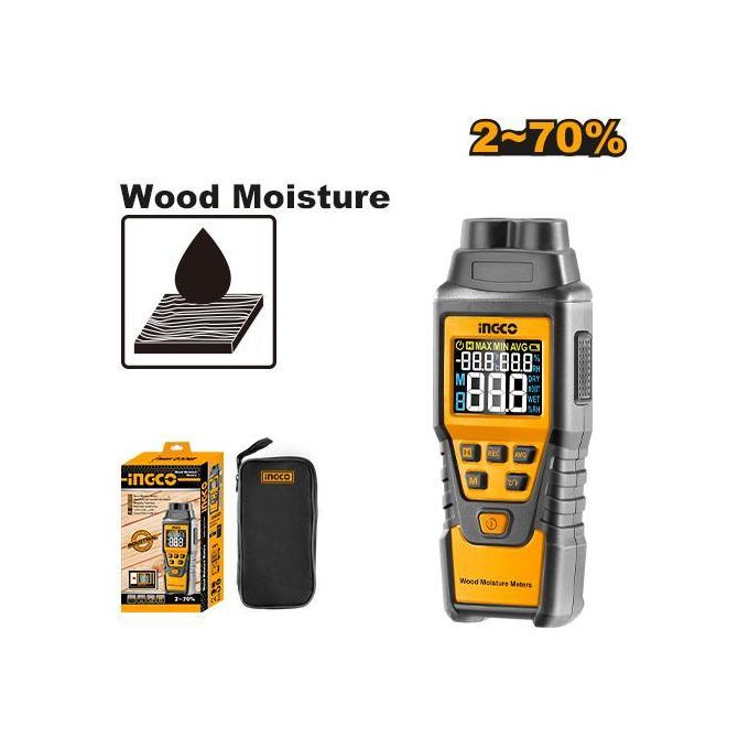 Advanced Premium HETWM01 Wood Moisture Meters - Black & Yellow