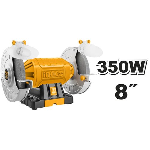 Essential BG83502 Bench Grinder - 350W - Yellow