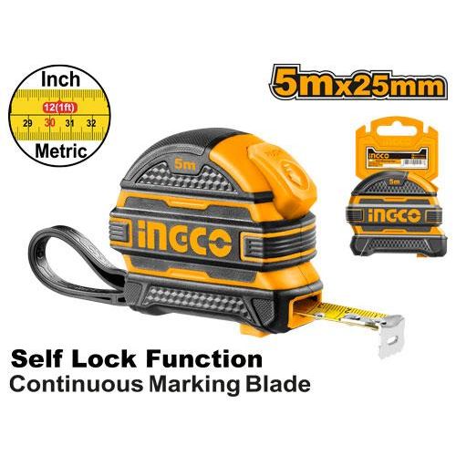 Advanced HSMT08525 Steel Measuring Tape - Yellow/Black