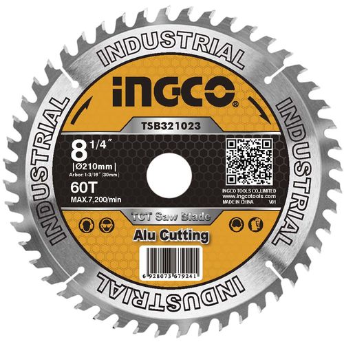 Advanced Essential TSB321023 TCT Saw Blade For Aluminum - 210mm - Silver