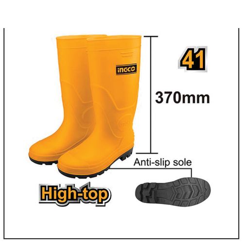 Industrial Rain Boots - 41 - Yellow