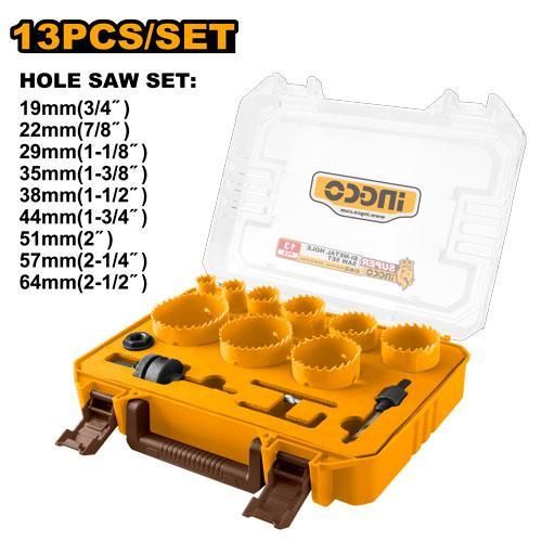 Professional AKH0132 Bi-metal Hole Saw Set - Yellow