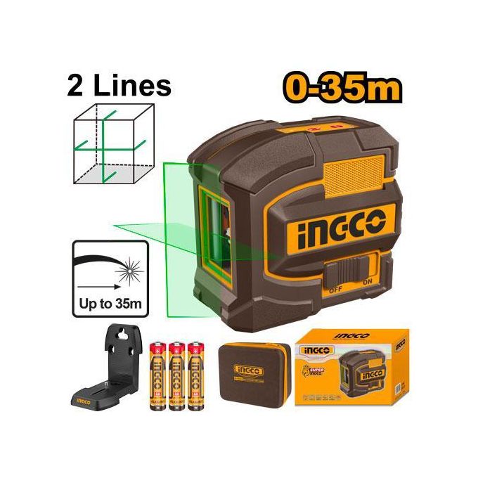 Superior HLL156601 Self-leveling Line Laser - Brown & Yellow