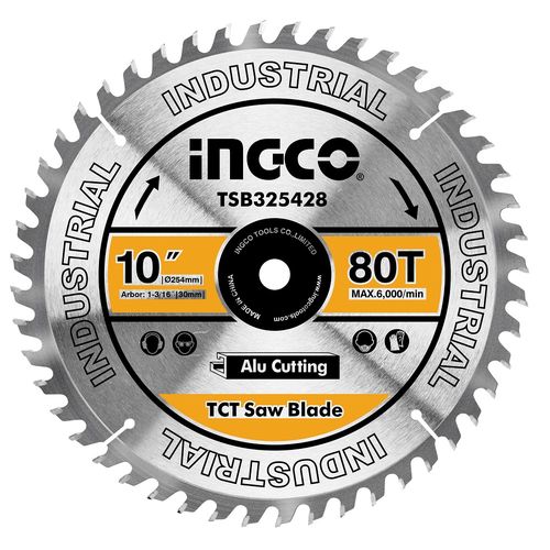 Robust Premium TSB325428 TCT Saw Blade For Aluminum - 254mm - Silver