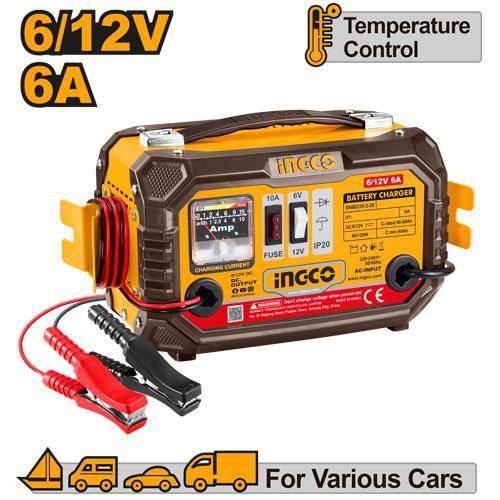 Precision Industrial ING-CB1501 Battery Charger - Brown/Black/Red/Yellow