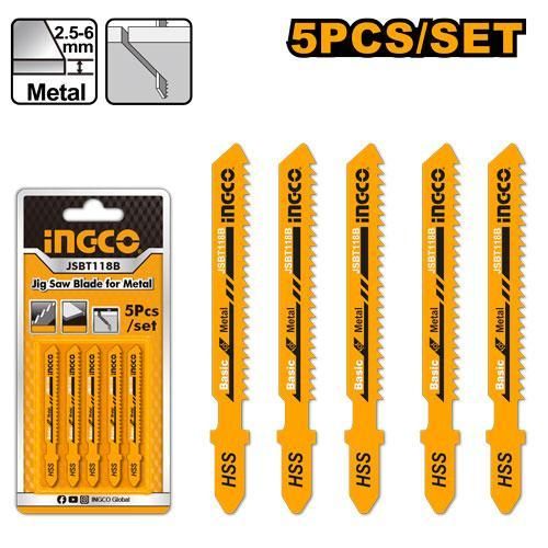 High-Performance JSBT118B Jig Saw Blade For Metal 50mm - Yellow