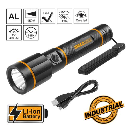 Advanced Heavy-Duty Flashlight - Black